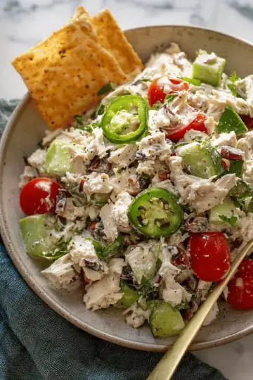 Cherry Jalapeno Chicken Salad