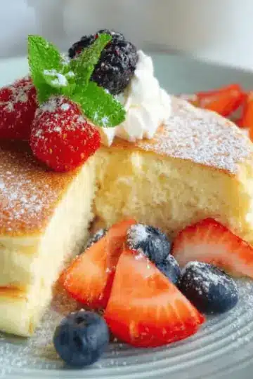 Fluffy Japanese Soufflé Pancakes (Video) スフレパンケーキ