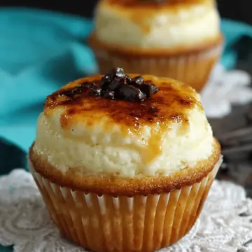 Vanilla Bean Crème Brûlée Cupcakes