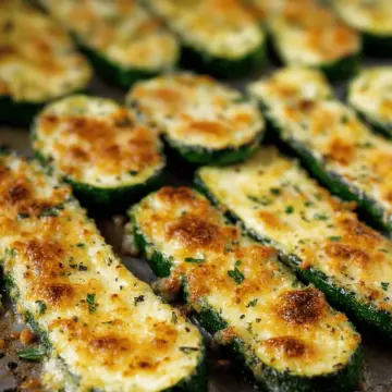 Baked Parmesan Zucchini