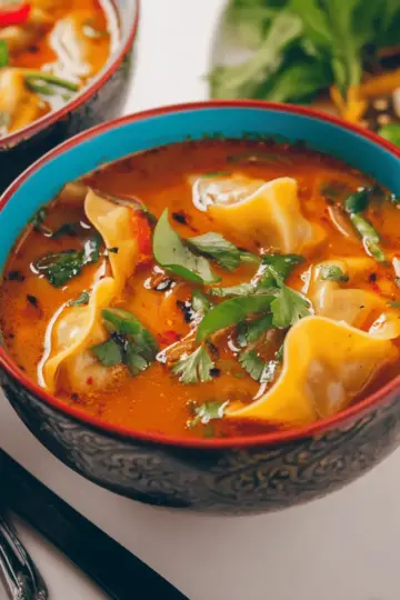 Red Curry Dumpling Soup: A Cozy Bowl of Comfort