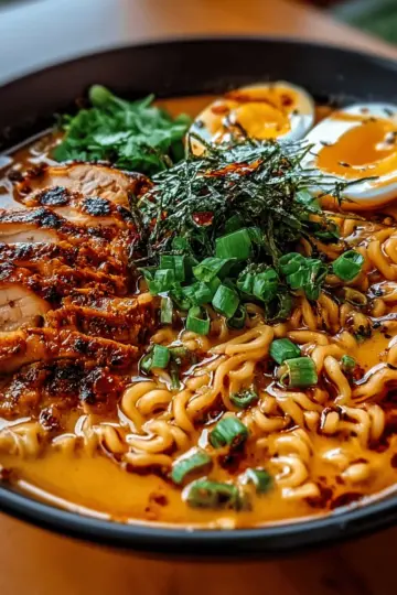 Fiery Chicken Ramen with