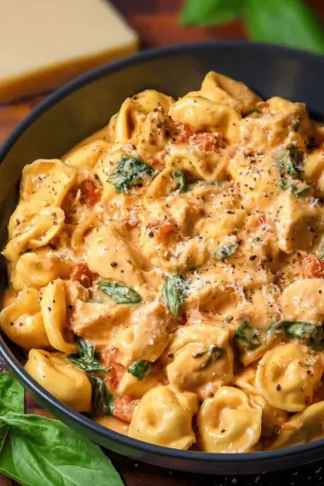 CrockPot Chicken Tortellini