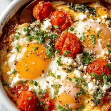 Baked Feta Eggs Recipe