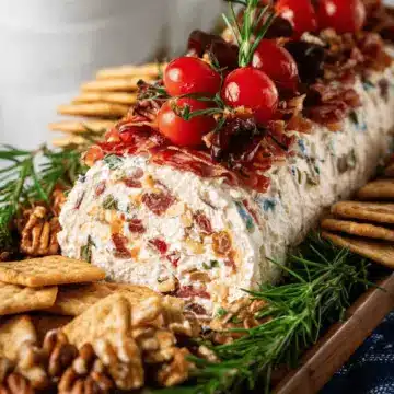 Antipasto Cheese Log