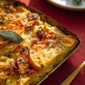 Sheet-Pan Root Vegetable Gratin