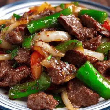 Pepper Steak with Onion Stir Fry