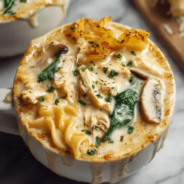 Creamy Chicken Lasagna Soup