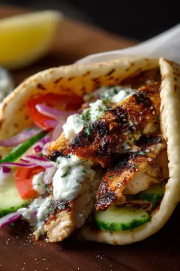 Greek Chicken Gyros recipe