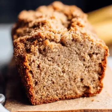 Whole Wheat Cinnamon Crunch Banana Bread