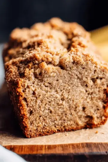Whole Wheat Cinnamon Crunch Banana Bread
