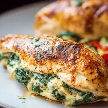 Spinach Stuffed Chicken