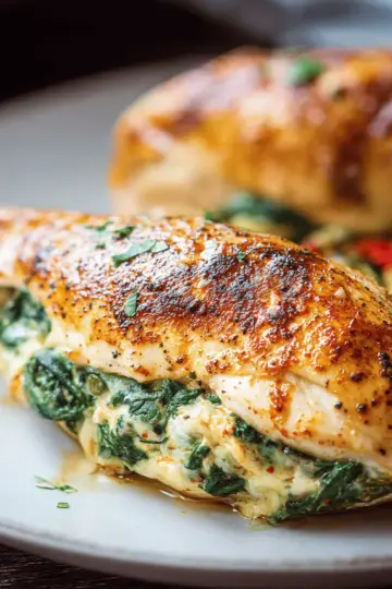 Spinach Stuffed Chicken