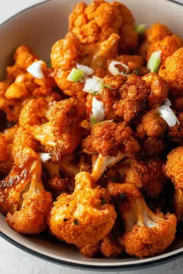 Air Fryer Buffalo Cauliflower