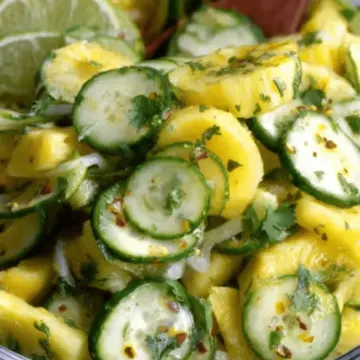 Pineapple Cucumber Salad