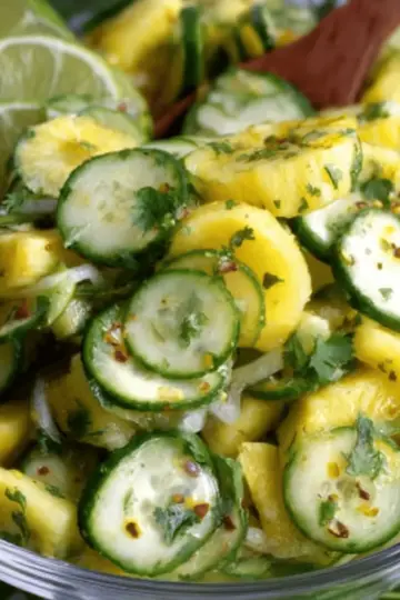Pineapple Cucumber Salad