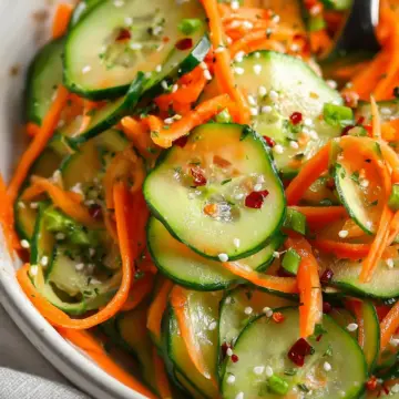 Cucumber and Carrot Salad