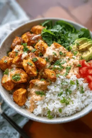 Coconut Chicken Rice Bowl