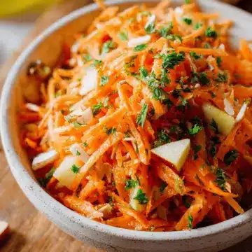 German Carrot and Apple salad