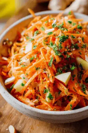 German Carrot and Apple salad