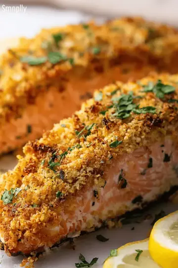 Panko-Crusted Baked Salmon