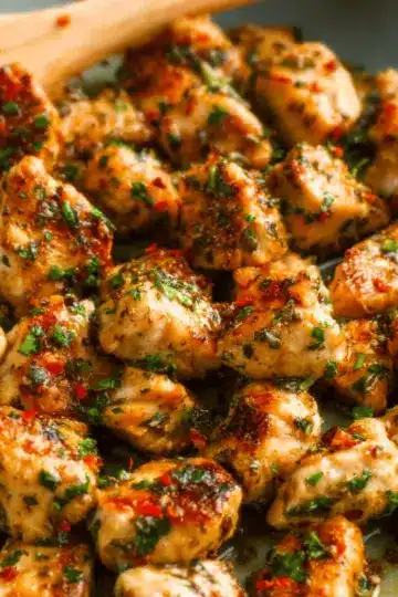 Garlic Butter Chicken Bites (15-Minute Recipe!)
