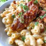 Copycat Applebee’s Honey Pepper Chicken Mac and Cheese