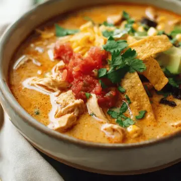 Creamy Chicken Tortilla Soup