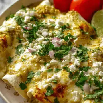 Green Chicken Enchiladas (Enchiladas Verdes con Pollo)
