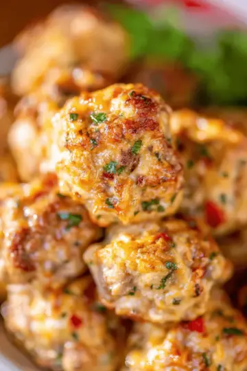 Rotel Cream Cheese Sausage Balls