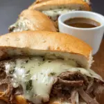 Crockpot French Dip Sandwiches