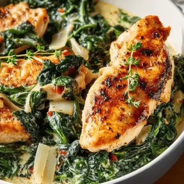 One-Pan Chicken Florentine