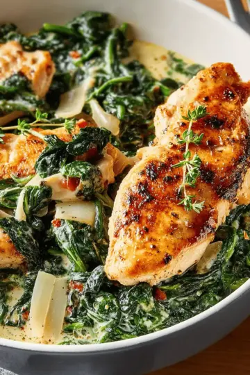 One-Pan Chicken Florentine