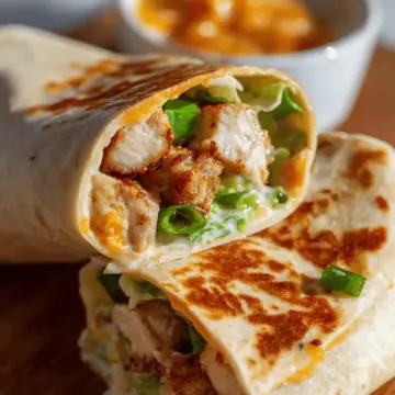 Cheesy Garlic Chicken Wraps Recipe (Easy, Crispy, and Flavor Packed)