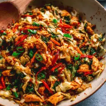Thai Chicken Cabbage Stir Fry