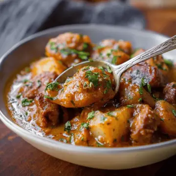 Saucy Hungarian Red Potato Goulash