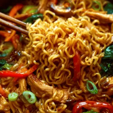 Chicken Vegetable Ramen Noodles