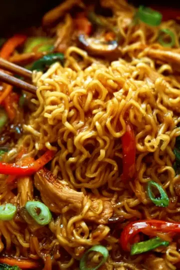 Chicken Vegetable Ramen Noodles