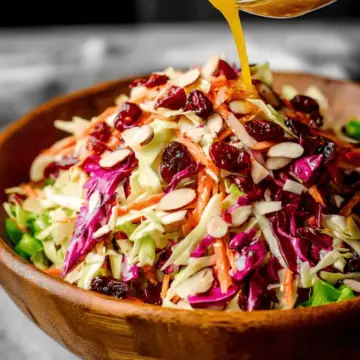 Cranberry Almond Thanksgiving Slaw Recipe