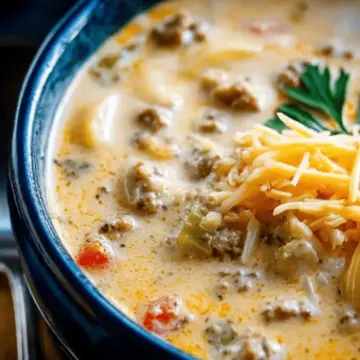 Award Winning Cheeseburger Soup