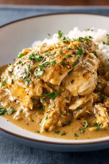 Slow Cooker Chicken and Gravy