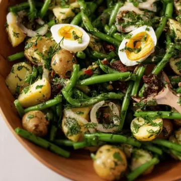 French Potato and Green Bean Salad