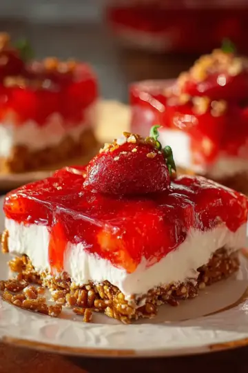 Strawberry Pretzel Salad