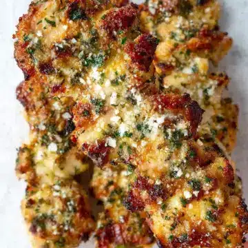 Garlic Parmesan Chicken Skewers