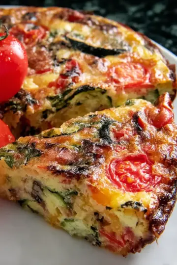 Summer Garden Crustless Quiche