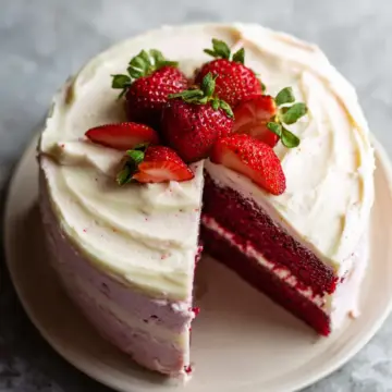 Homemade Strawberry Cake