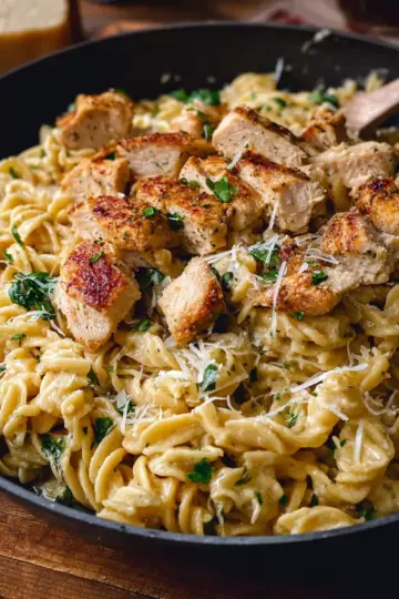 Garlic Parmesan Chicken Pasta