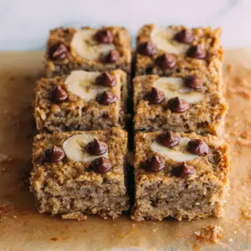 Banana Oatmeal Bars