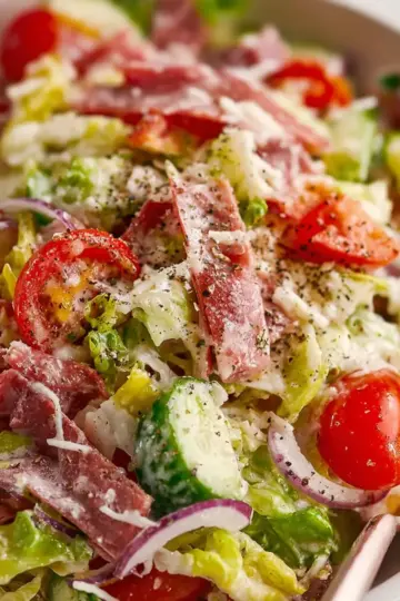 Italian Grinder Salad (Chopped Sub Salad)