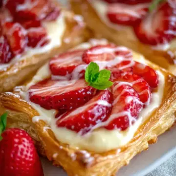 Easy Strawberry Cream Cheese Danish